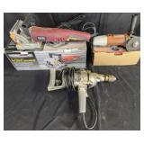 4' biscuit plate joiner, 4' angle grinder &