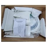 Aheaplus White Rotating Bookshelf