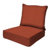 Honeycomb 24x23 Deep Seat Patio Cushion Terracotta