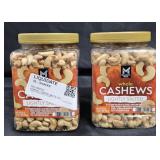 2- Whole Cashews 33oz each