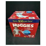 210ct. Box of Huggies Little Snugglers Size 2