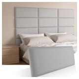 Greymond Upholstered Wall Panels 12ct 9.8x23.6