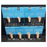 8- 500ct. Boxes of Disposable Food Gloves