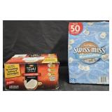 Thai Kitchen coconut milk 6 cans. Swiss Miss hot
