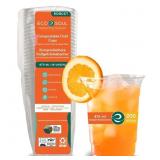 ECO SOUL Compostable Party Cups 16oz 200ct