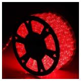 Buyagn 100Ft LED Rope Lights Outdoor Red
