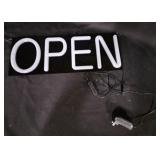 LED OPEN Sign White