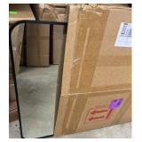 Black Finish Wall Mirror