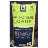 36ct. Pack of Multipurpose Microfiber Towels