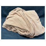 Fitted Elastic Waffle Lattice Chair Cover Taupe