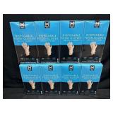 8- 500ct. Boxes of Disposable Food Gloves