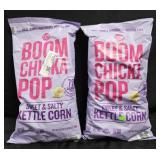2- Boom Chicka Pop kettle corn 25oz each