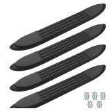 XNGQUEY Black 3 Round Tube Nerf Bar Step Pads 4pk