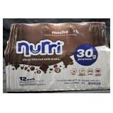 Nurri mocha flavored protein shakes 12 pack 11oz