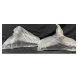 2- 25ct. Bags of Grey Velvet Hangers