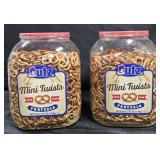 2- Itz mini pretzels 60oz each