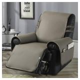 STONECREST Cooling Leather Recliner Cover 23 Taupe