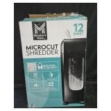 USED Microcut Paper Shredder. Not tested