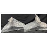 2- 25ct. Bags of Grey Velvet Hangers