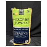 36ct. Pack of Multipurpose Microfiber Towels