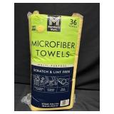 36ct. Pack of Multipurpose Microfiber Towels