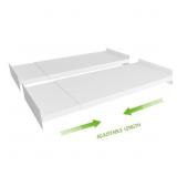 SOFRON Expandable Closet Shelf 11.8W 26-38L 2pk