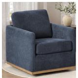 (MSRP: $345) Modern Classic Fabric Swivel Chair,