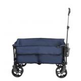 All-Terrain Folding Wagon, Blue