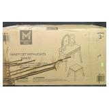 Vanity Set w/ lights. White. Not checked for