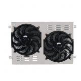 HKAUTOPART Aluminium Radiator Shroud  2x 12 Fans