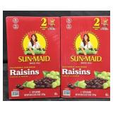 2- Sun Maid raisins 60oz each