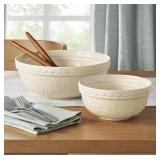 2-Piece Mix & Serve Bowl Set, Yellow