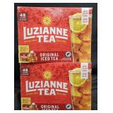 2- Luzianne Tea 48 gallon size bags per box