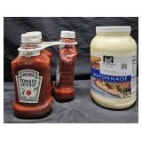 3- Heinz ketchup 44oz each. Extra Heavy