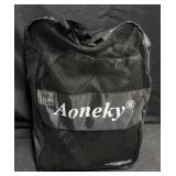 Aoneky Black Mesh Storage Carryall Bag