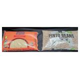 Ben's Original white rice 12lb. Pinto beans 12lb