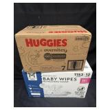 68ct. Box of Huggies Overnites Size 7 Diapers