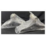 2- 25ct. Bags of Grey Velvet Hangers