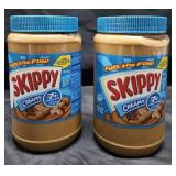 2- Skippy creamy peanut butter 48oz each
