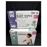 198ct. Box of Size 4 Premium Diapers
