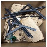 Black Finish Metal Furniture Parts