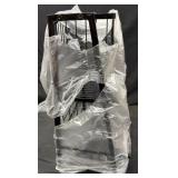 Durable Weather-Resistant Wire Firewood Rack Black