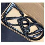 Black Rubber Weather Stripping 1pk