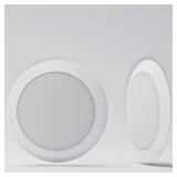 Lunabode LED 7.5 Dimmable 5CCT LED Disc Light 6pk