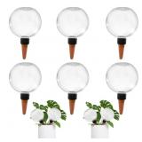 GEWOSI 17.5oz Automatic Plant Watering Globes 6pk