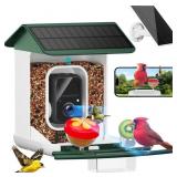 BROAIMX Smart Bird Feeder 2K Cam AI Solar