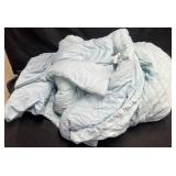 Blue Microfiber Comforter Set