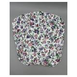 Set of 6 Sweet Pea Fabric Placemats - Longaberger
