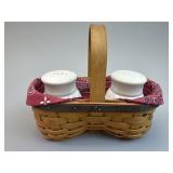 Picnic Pals Salt & Pepper Shaker Combo w Pottery,
