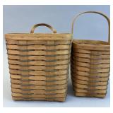 2 Heartland Collection Baskets - Lg Peg & Tall